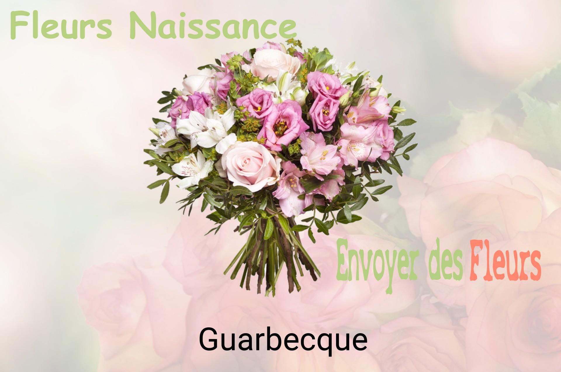 Bouquet de fleurs de naissance livré à Guarbecque